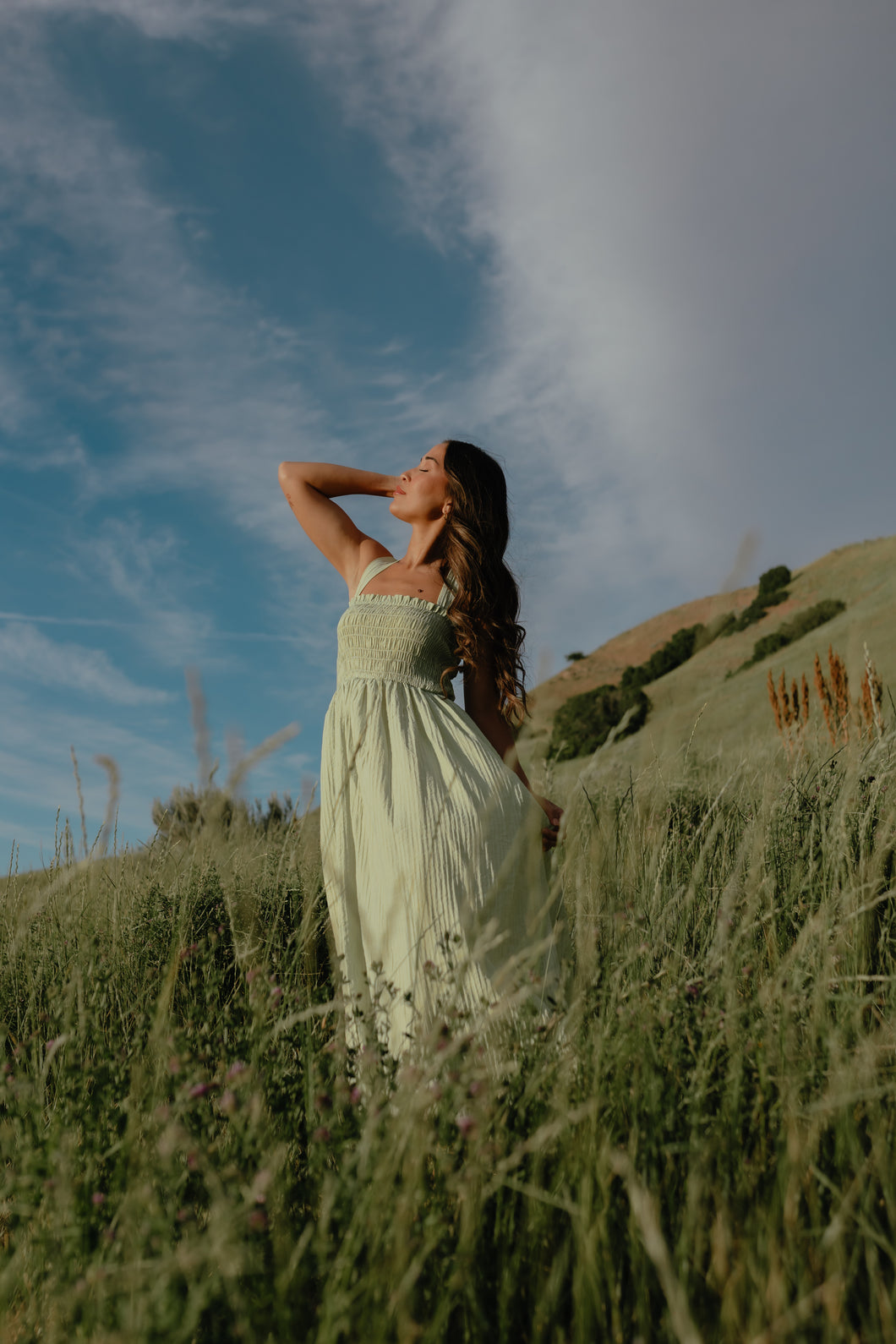 Brighter Than The Sun Midi Dress